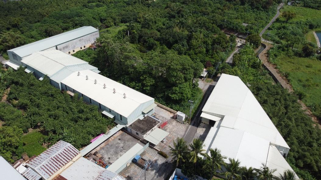 Aerial view of the Lien Ya manufacturing site